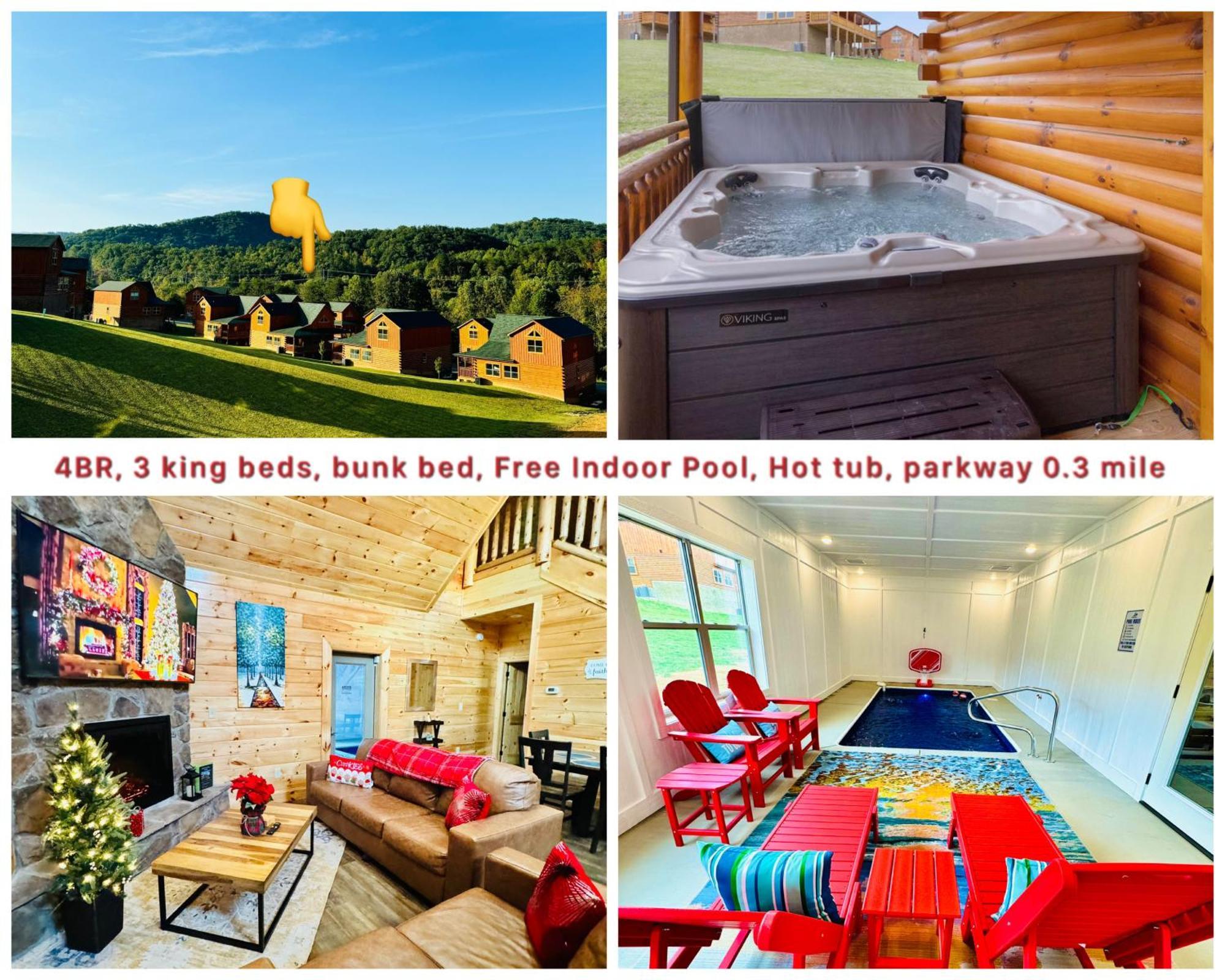 Villa New! Indoor Pool/Ps 5/Hot Tub/Parkway Pigeon Forge Exterior foto